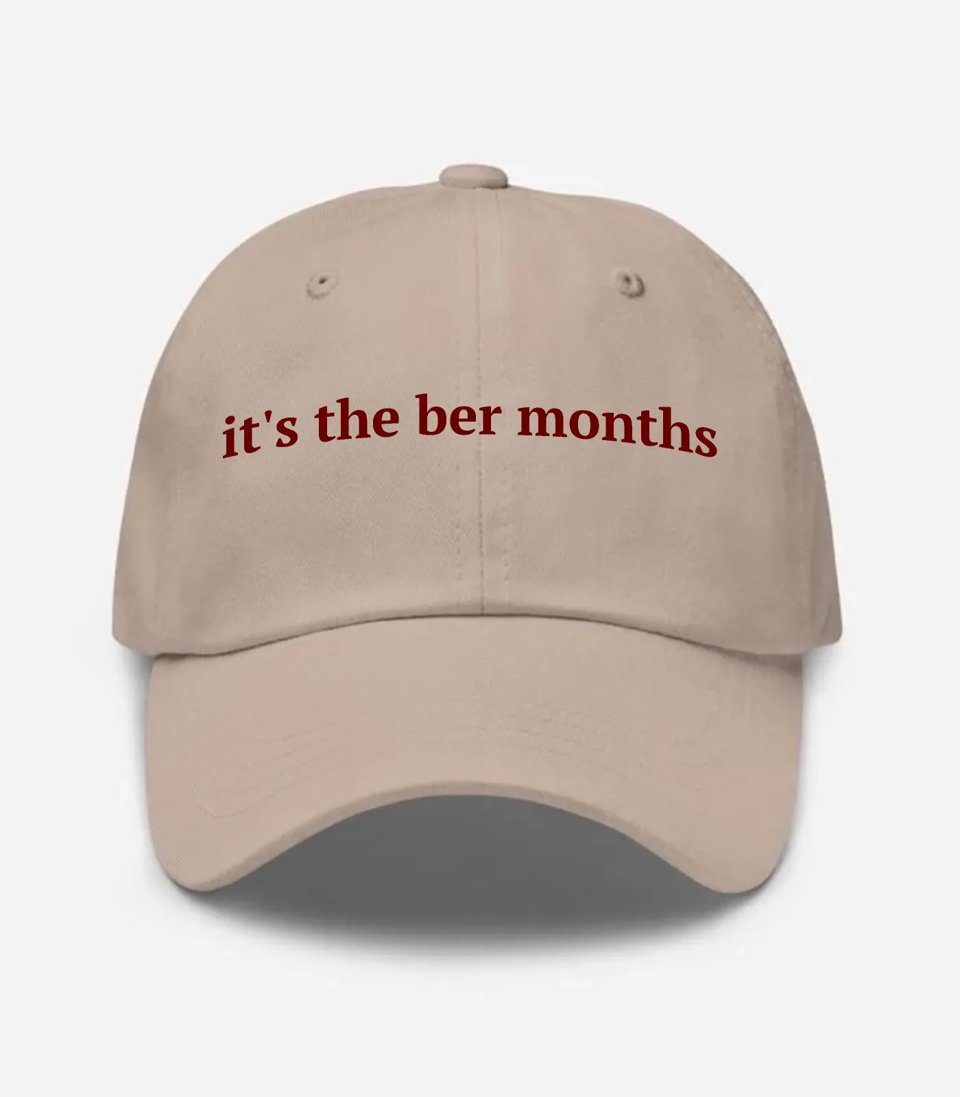 It's The Ber Months Hat - Stone