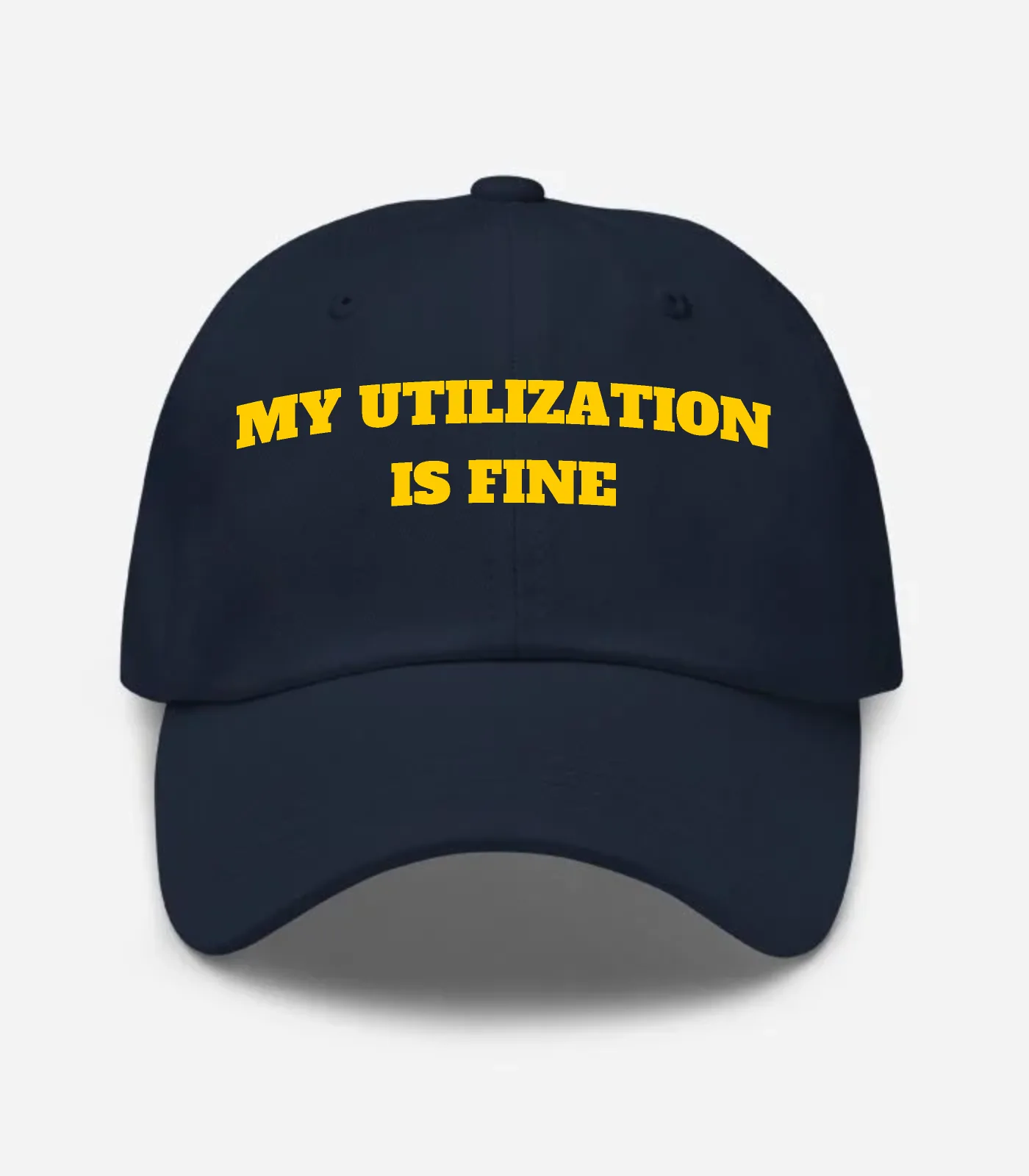 My Utilization Is Fine Hat - Navy
