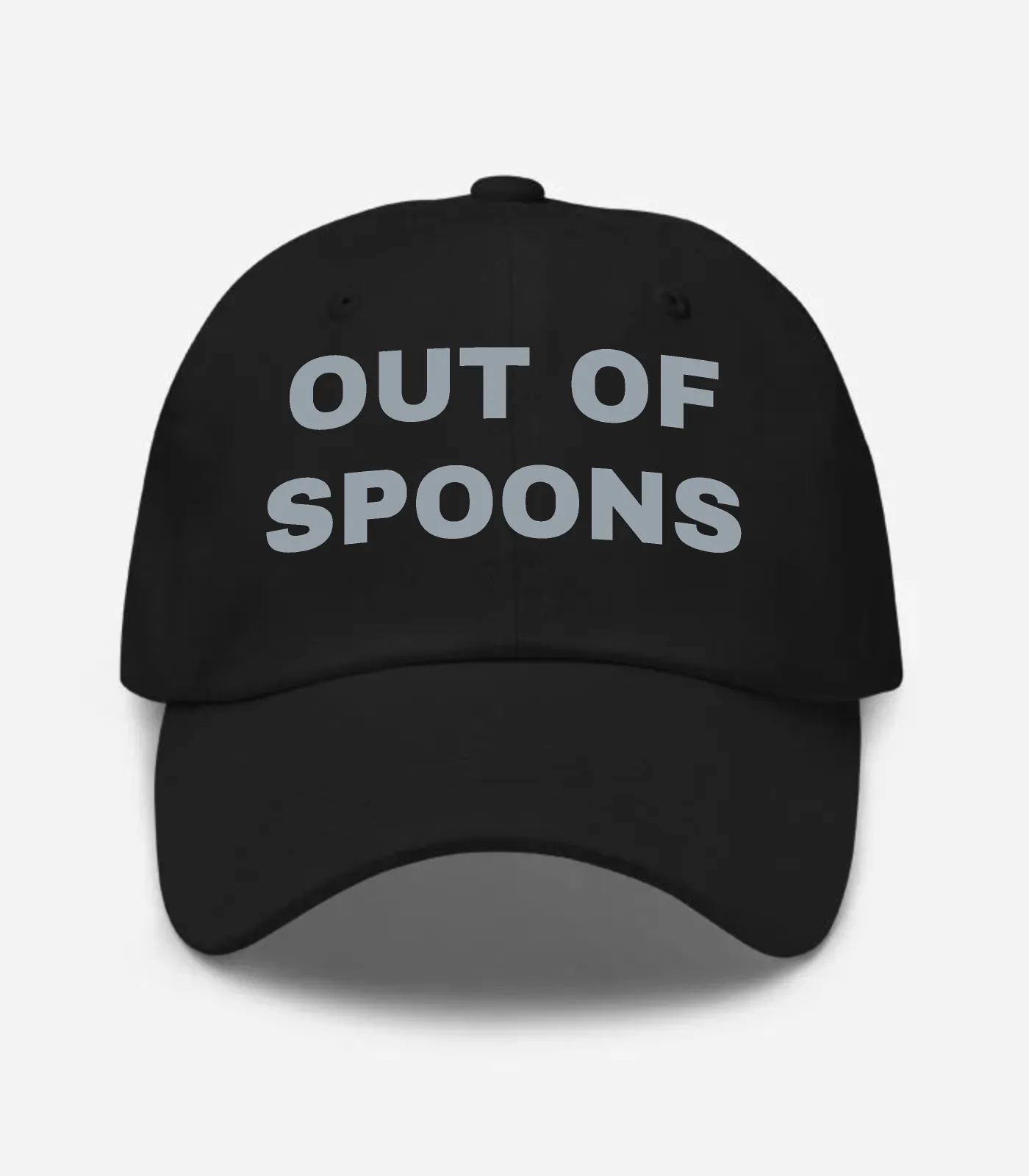 Out Of Spoons Hat - Black