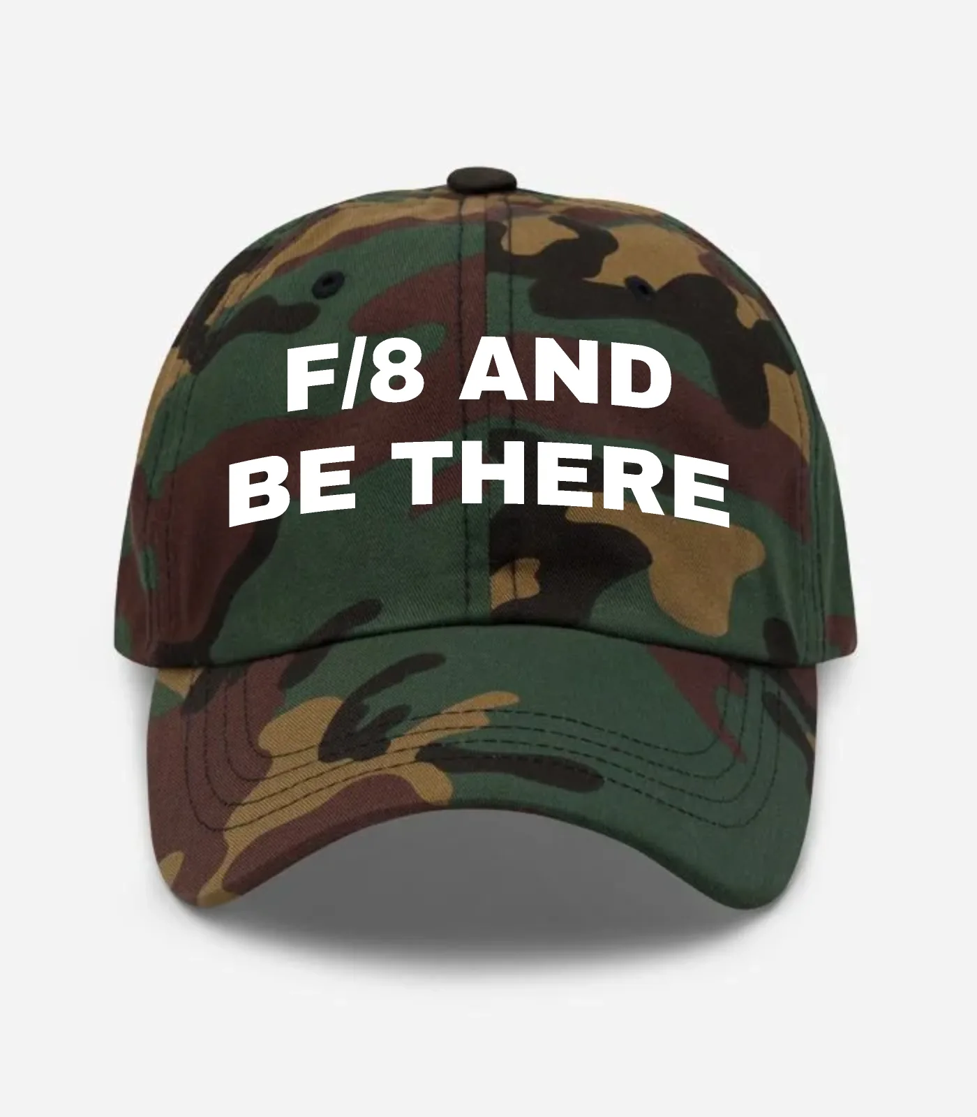 F/8 And Be There Hat - Green Camo