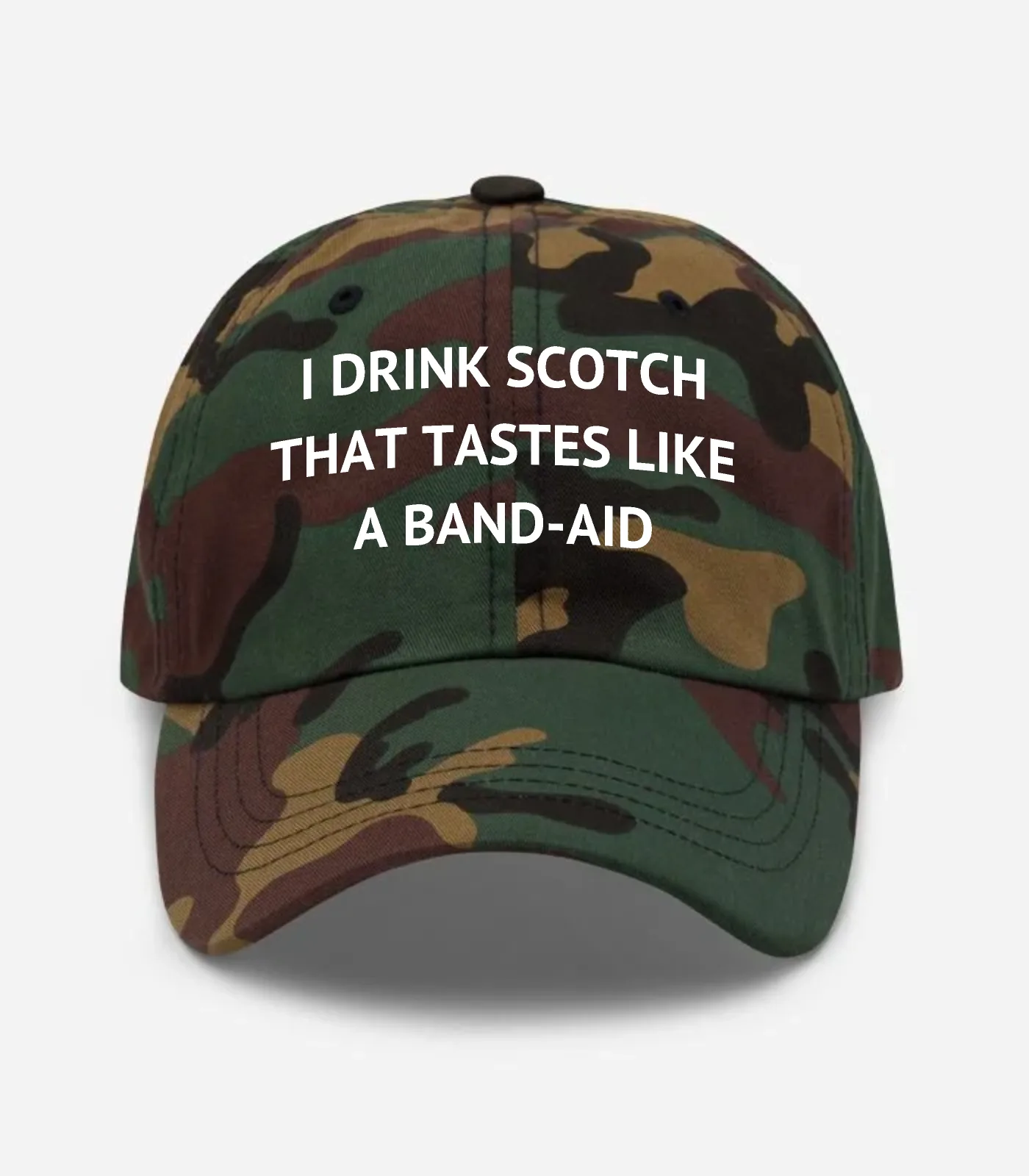 I Drink Scotch That Tastes Like A Band-aid Hat