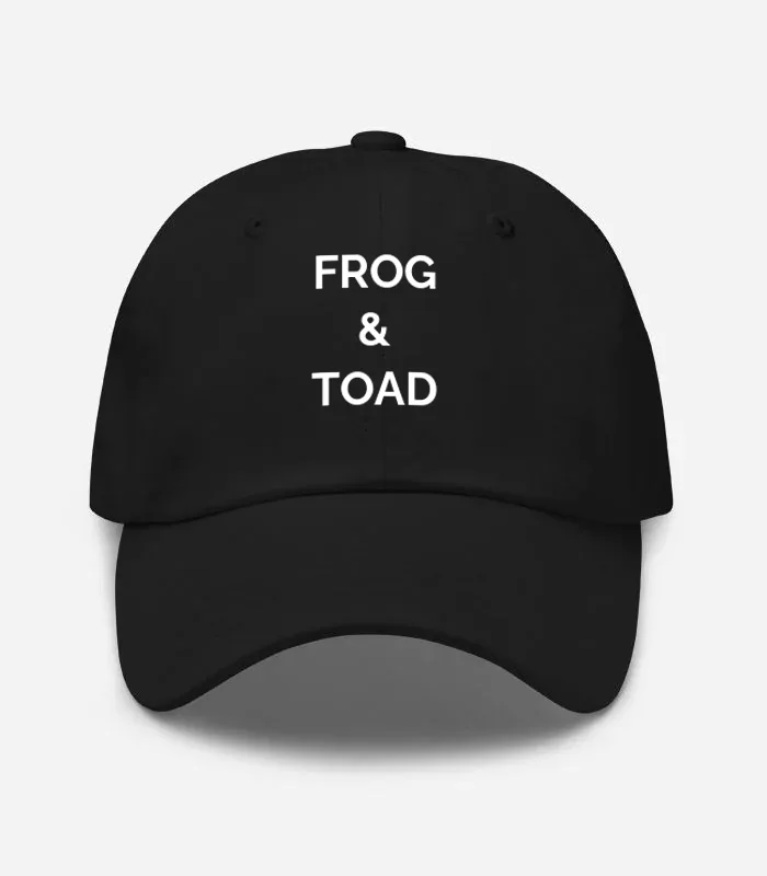 Frog & Toad Hat - Black