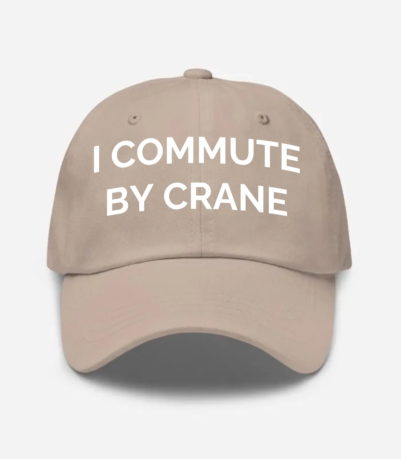 I Commute By Crane Hat