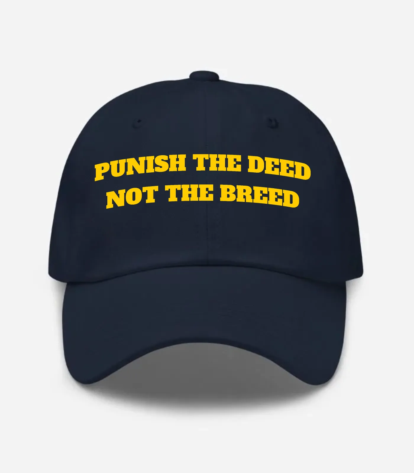 Punish The Deed Not The Breed Hat