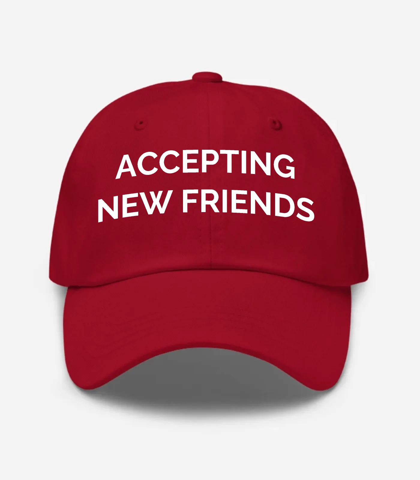 Accepting New Friends Hat