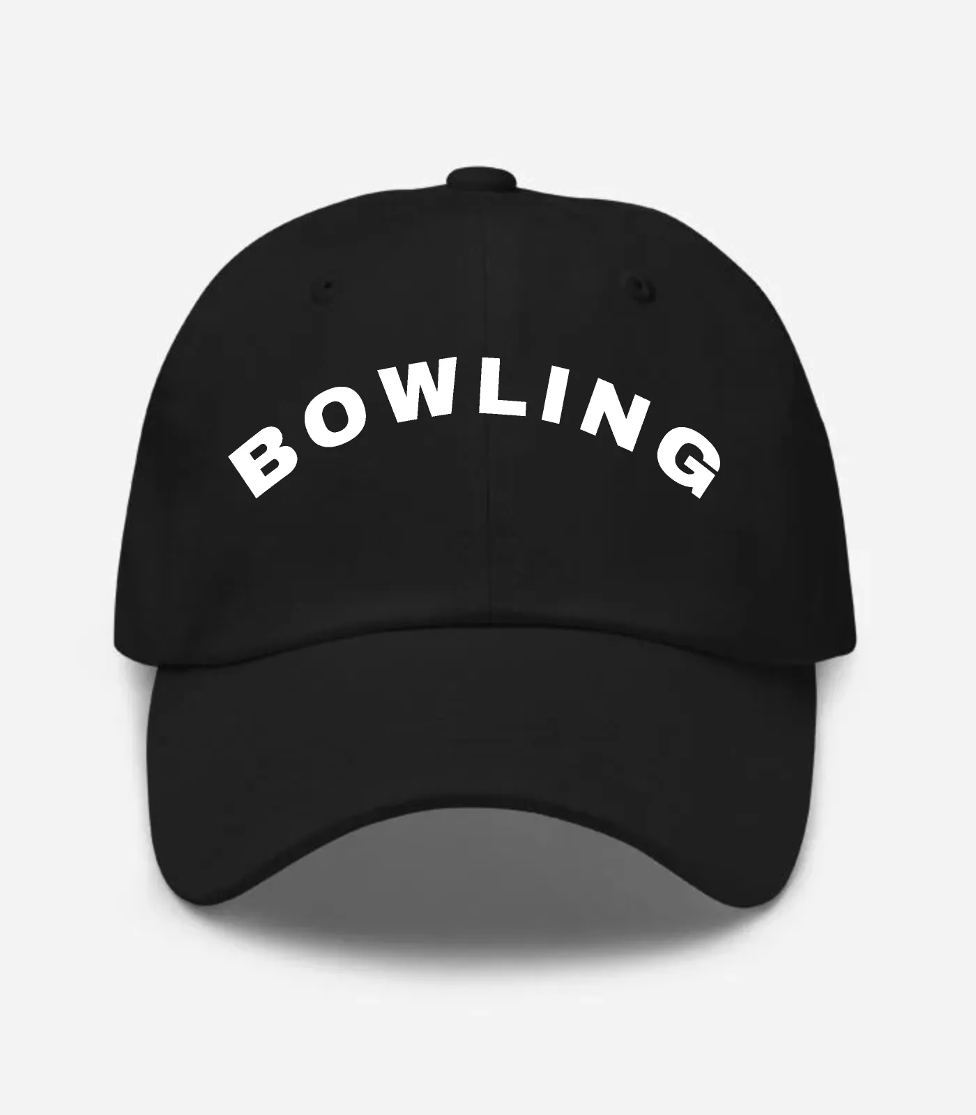 Bowling Arched Hat - Black
