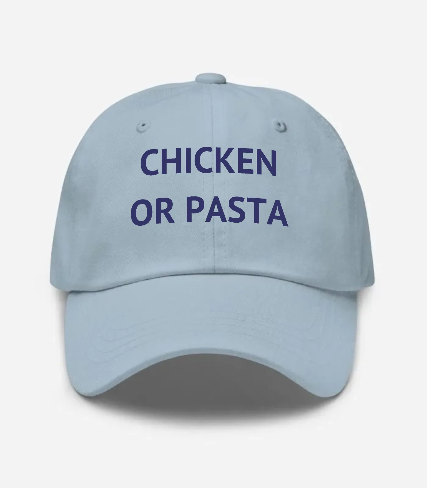 Chicken Or Pasta Hat - Light Blue
