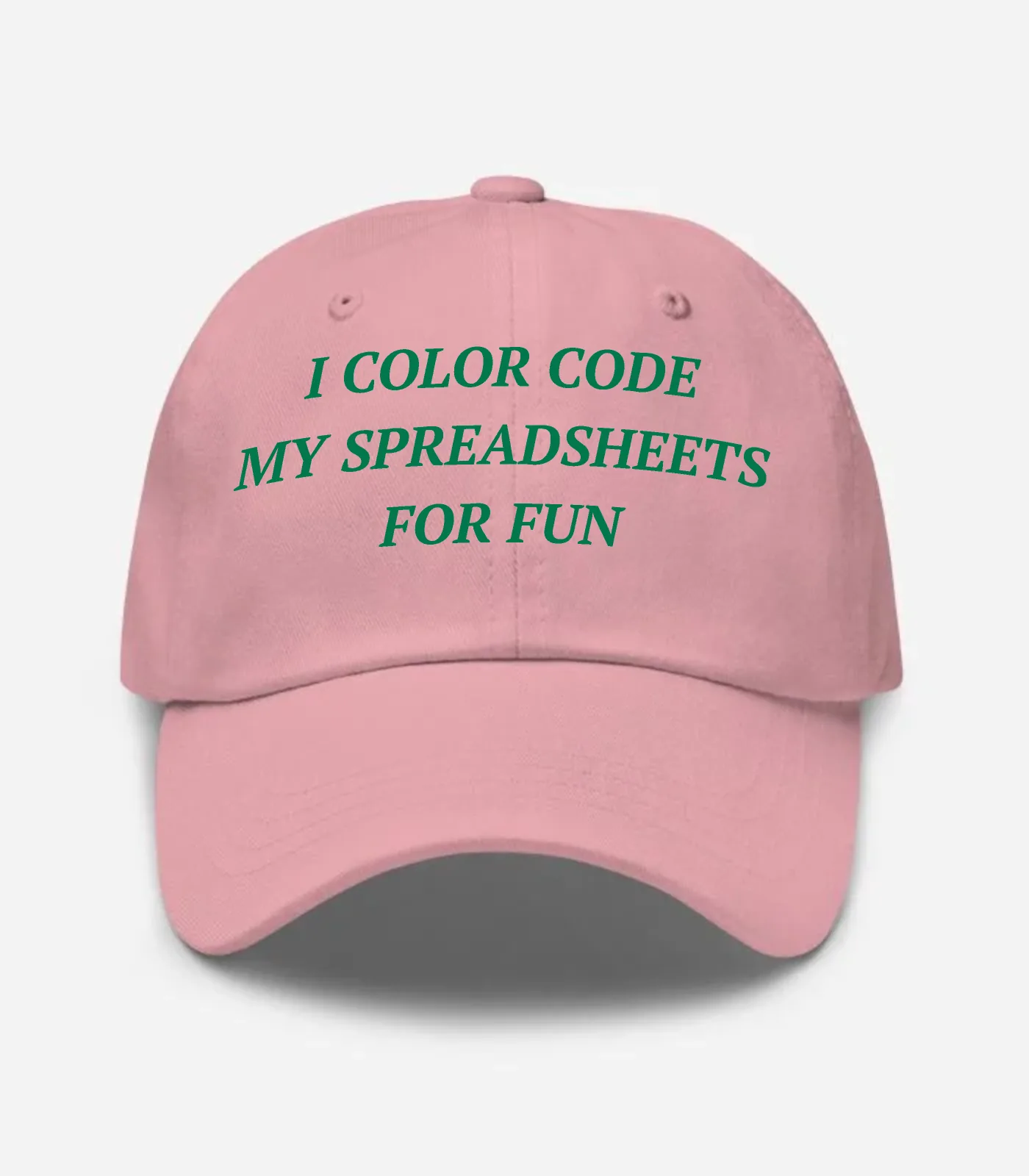 I Color Code My Spreadsheets For Fun Hat