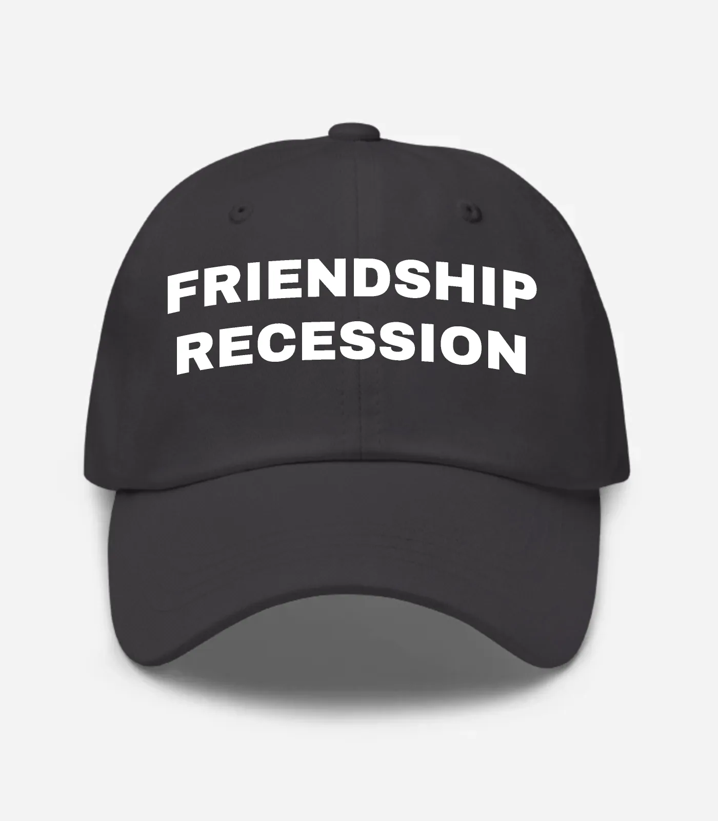 Friendship Recession Hat - Dark Grey