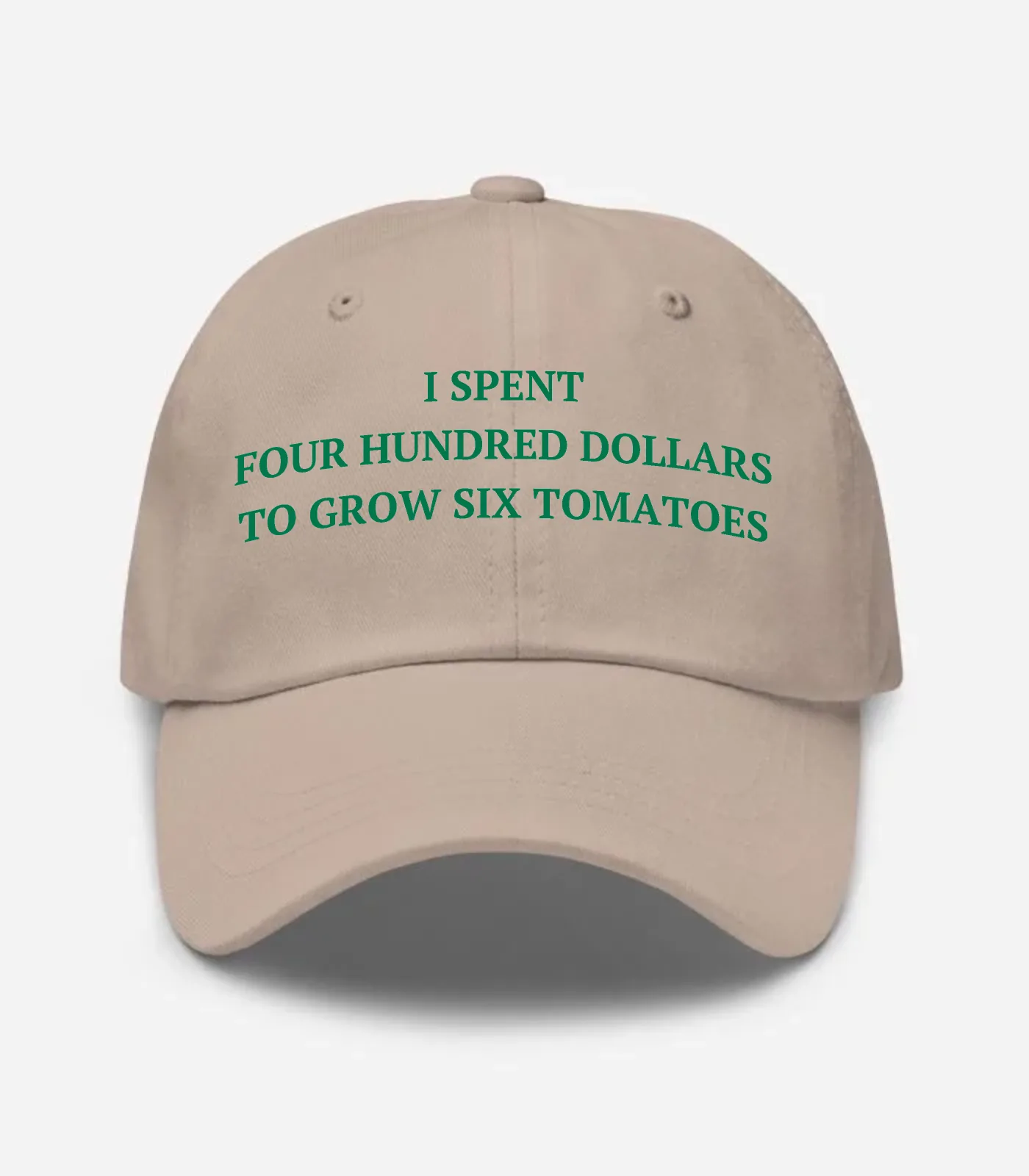I Spent Four Hundred Dollars To Grow Six Tomatoes Hat - Stone