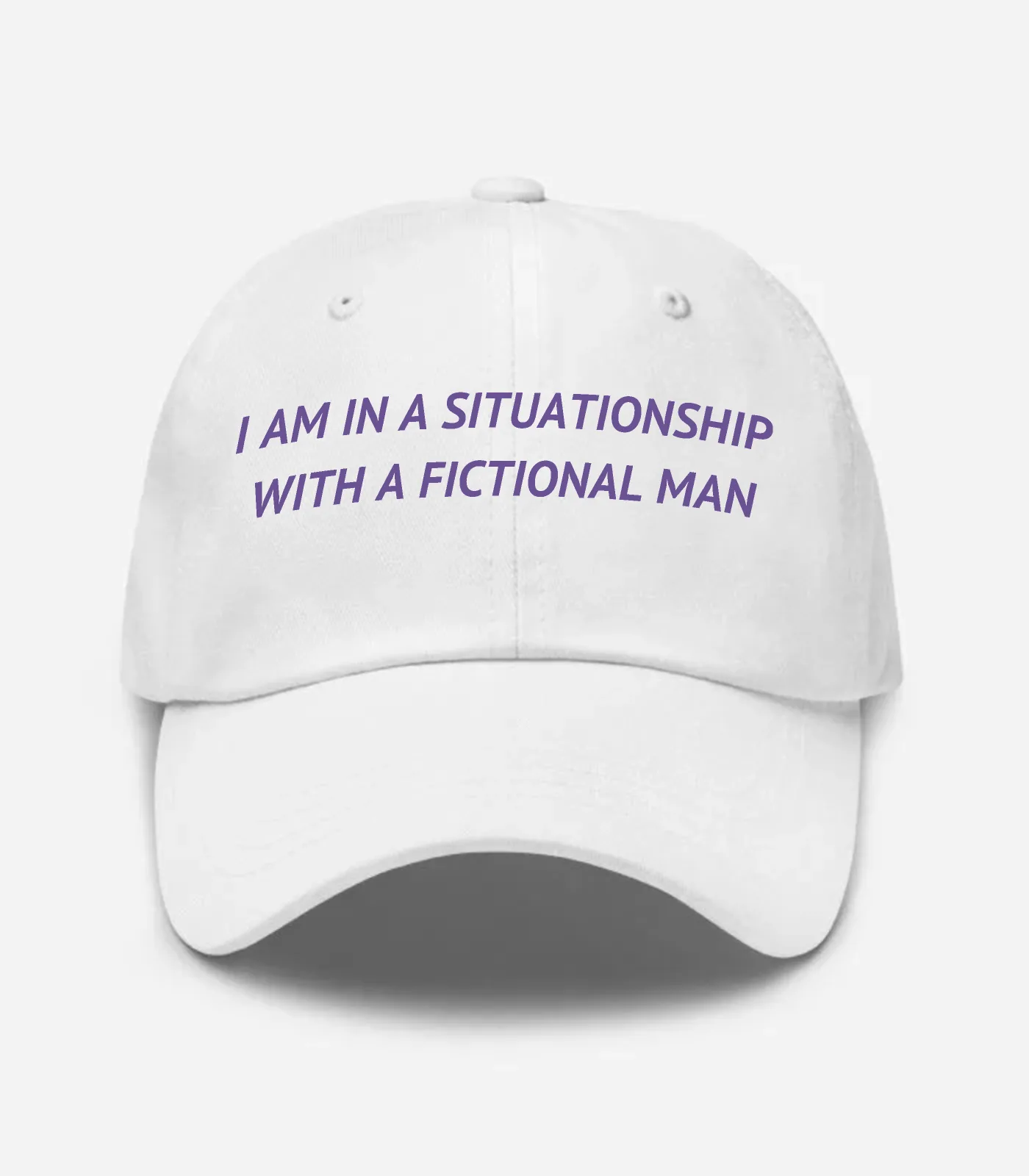 I Am In A Situationship Wit... Hat - White