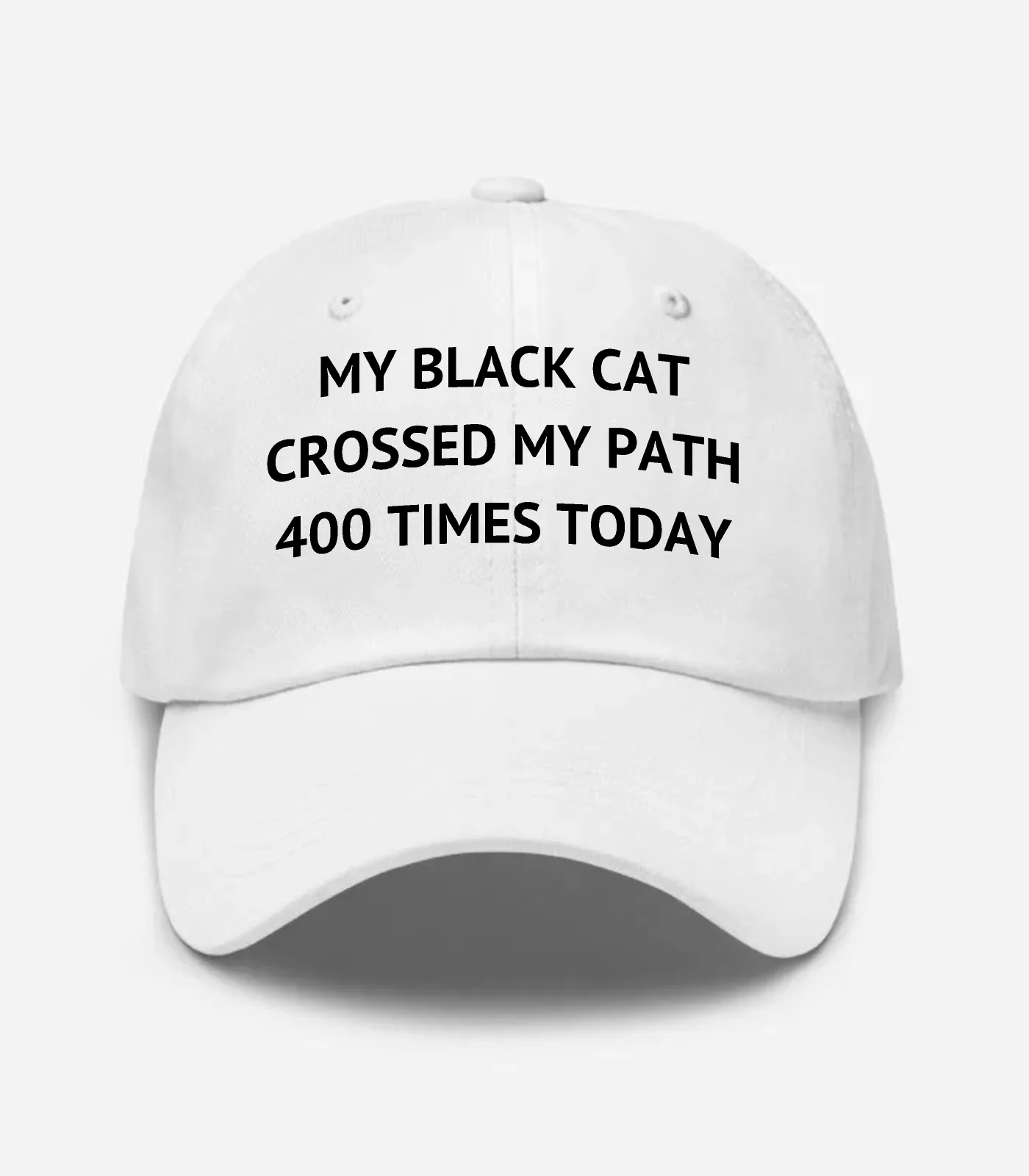 My Black Cat Crossed My Path 400 Times Today Hat