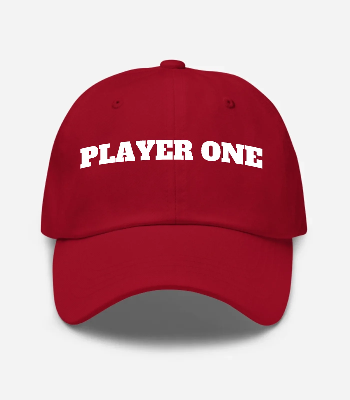 Player One Hat - Cranberry