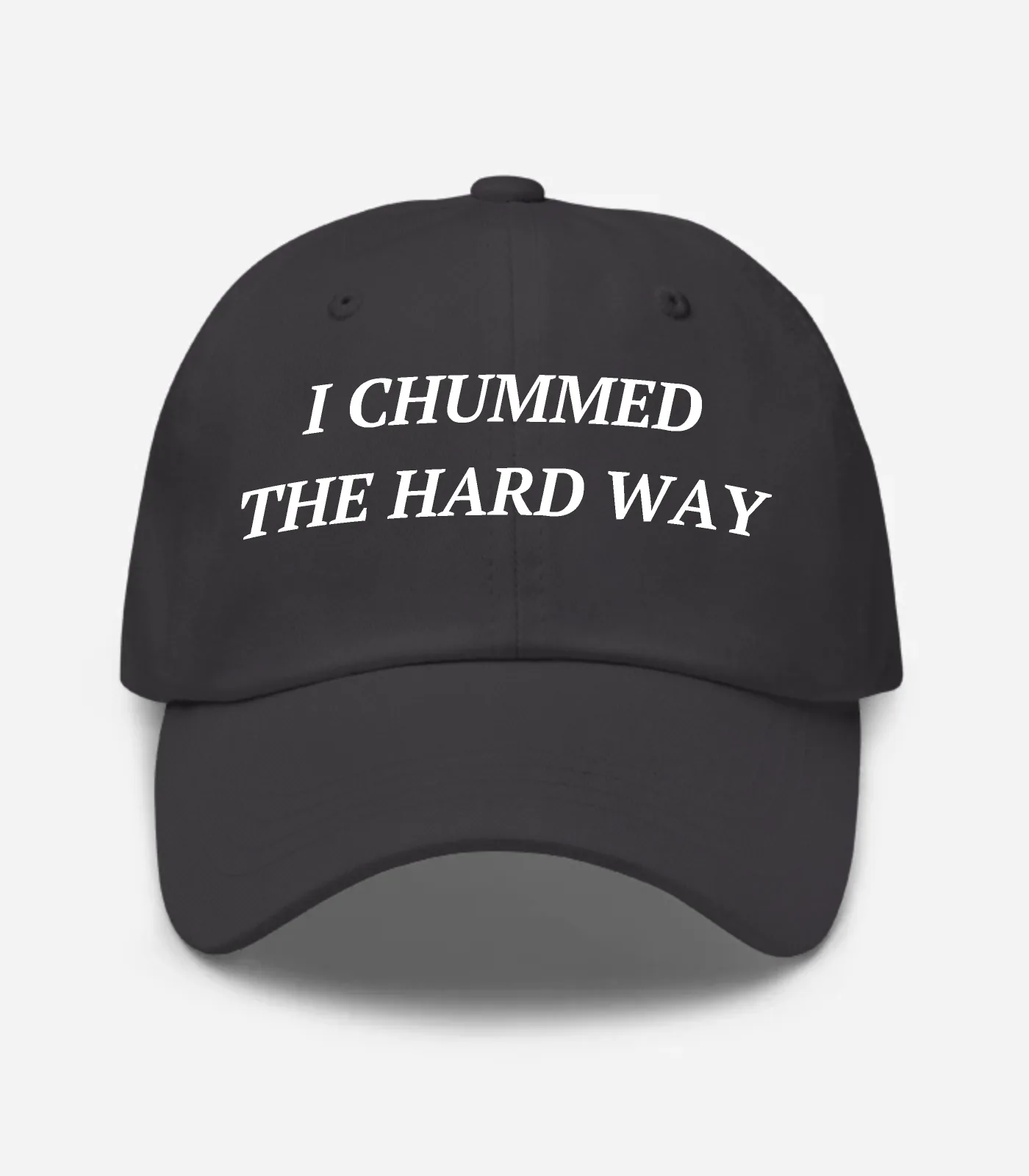 I Chummed The Hard Way Hat - Dark Grey