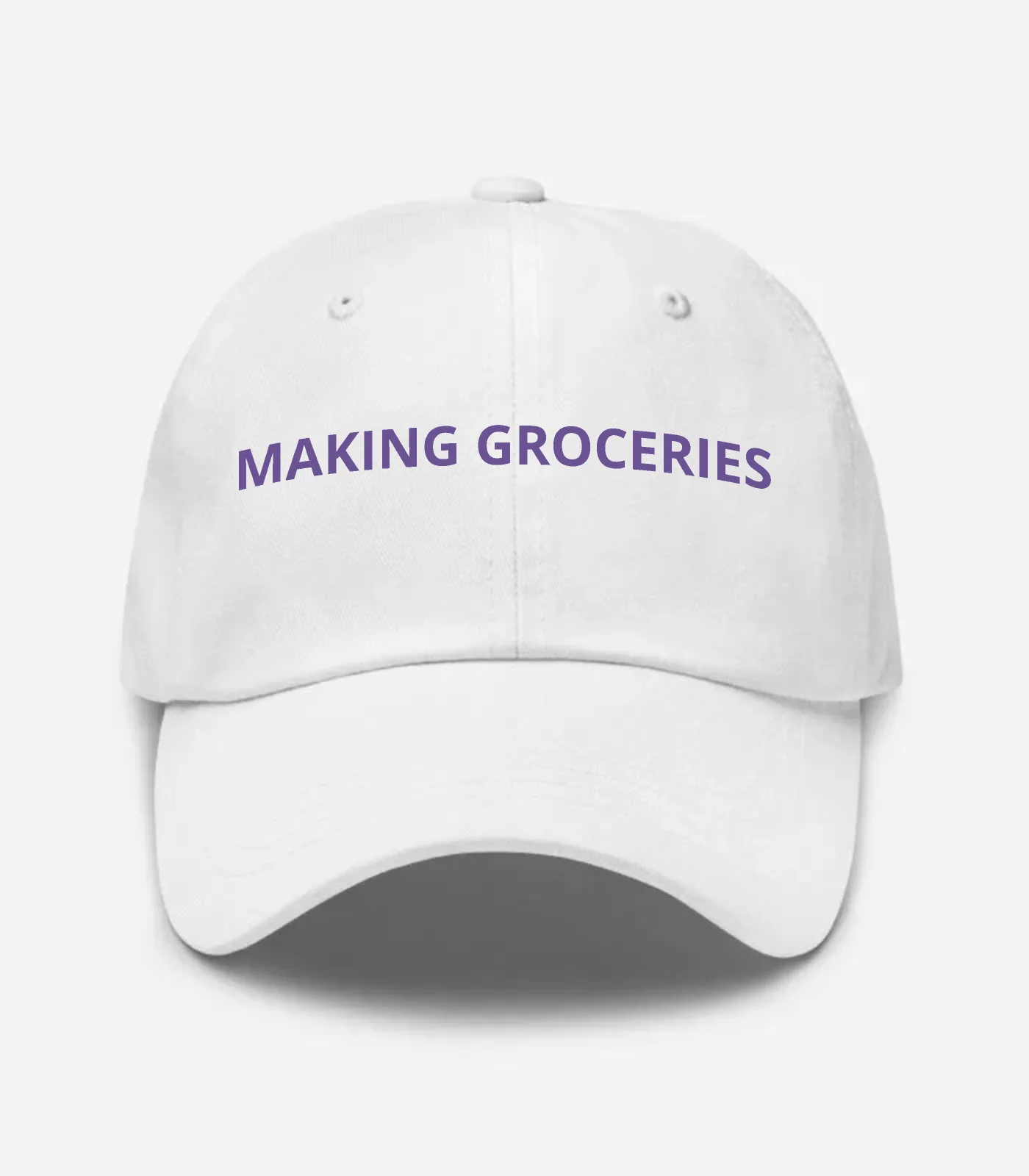 Making Groceries Hat - White