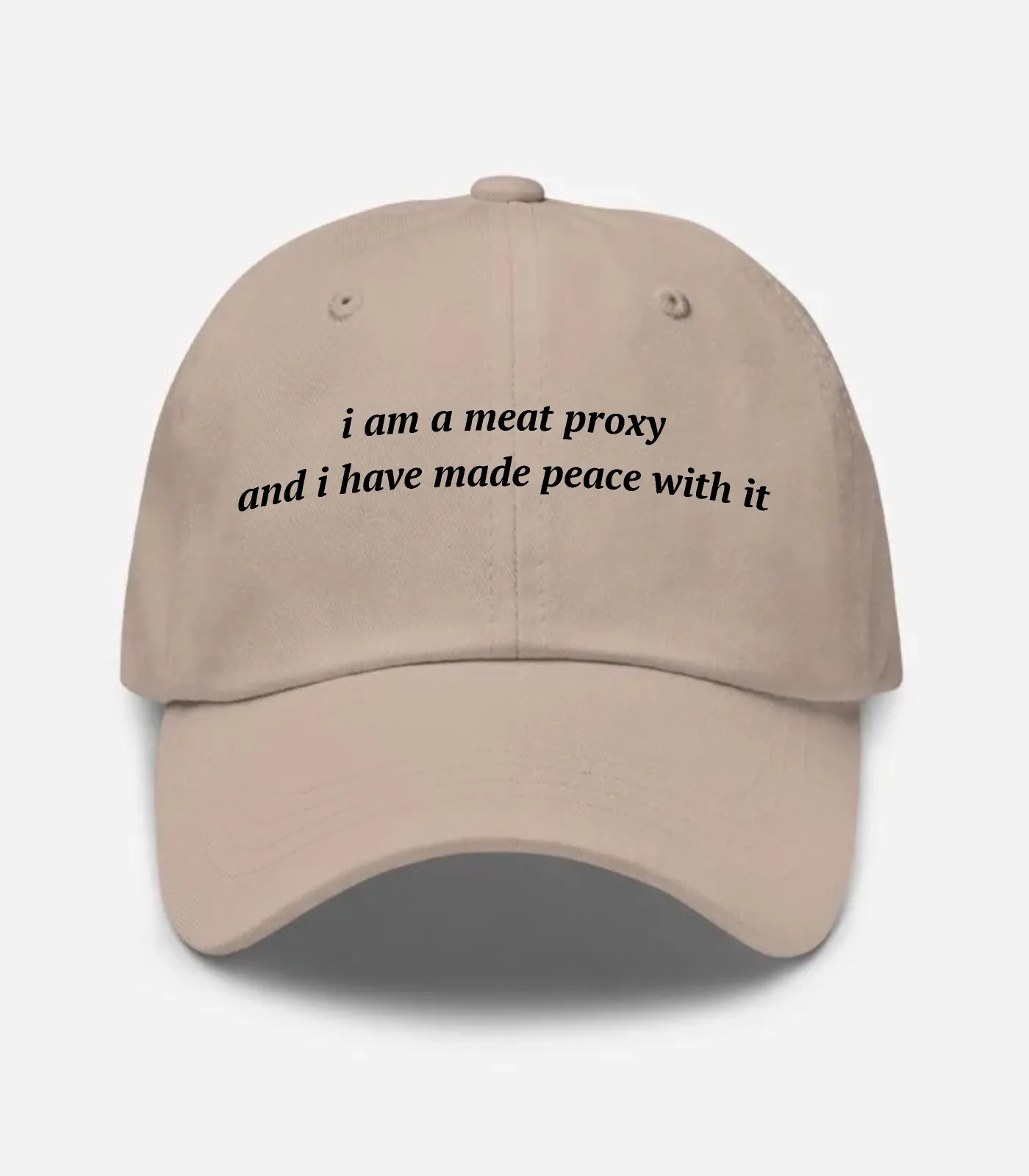 I Am A Meat Proxy And I Have Made Peace With It Hat