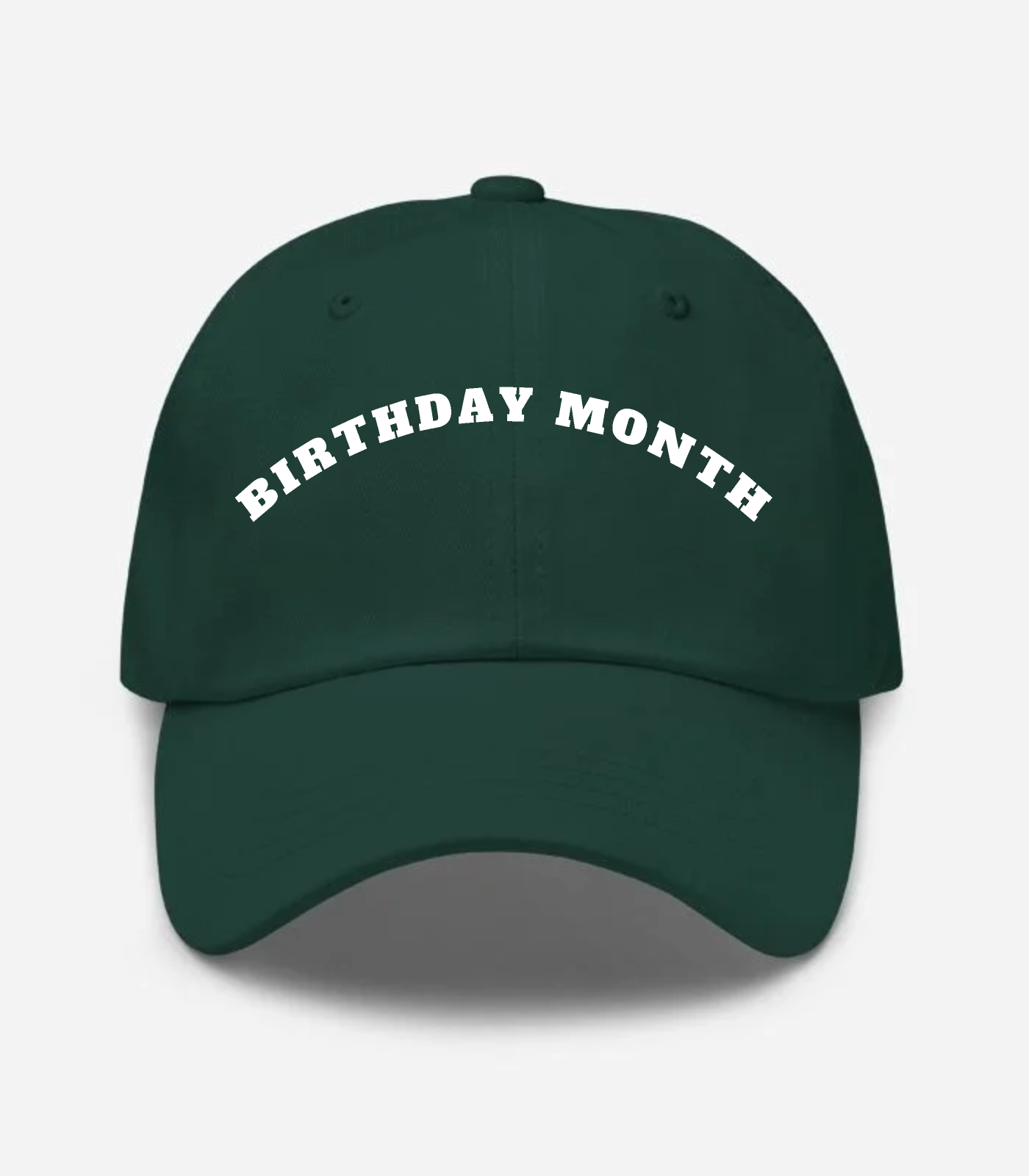 Birthday Month Arched Hat - Spruce