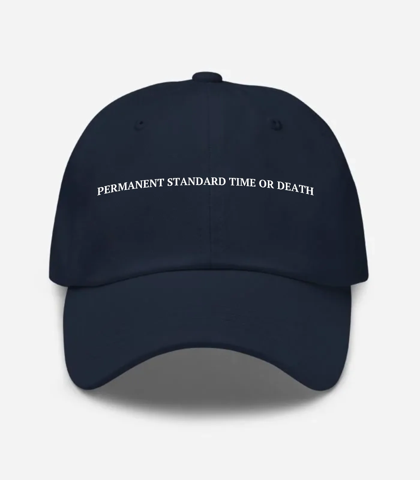 Permanent Standard Time Or ... Hat - Navy