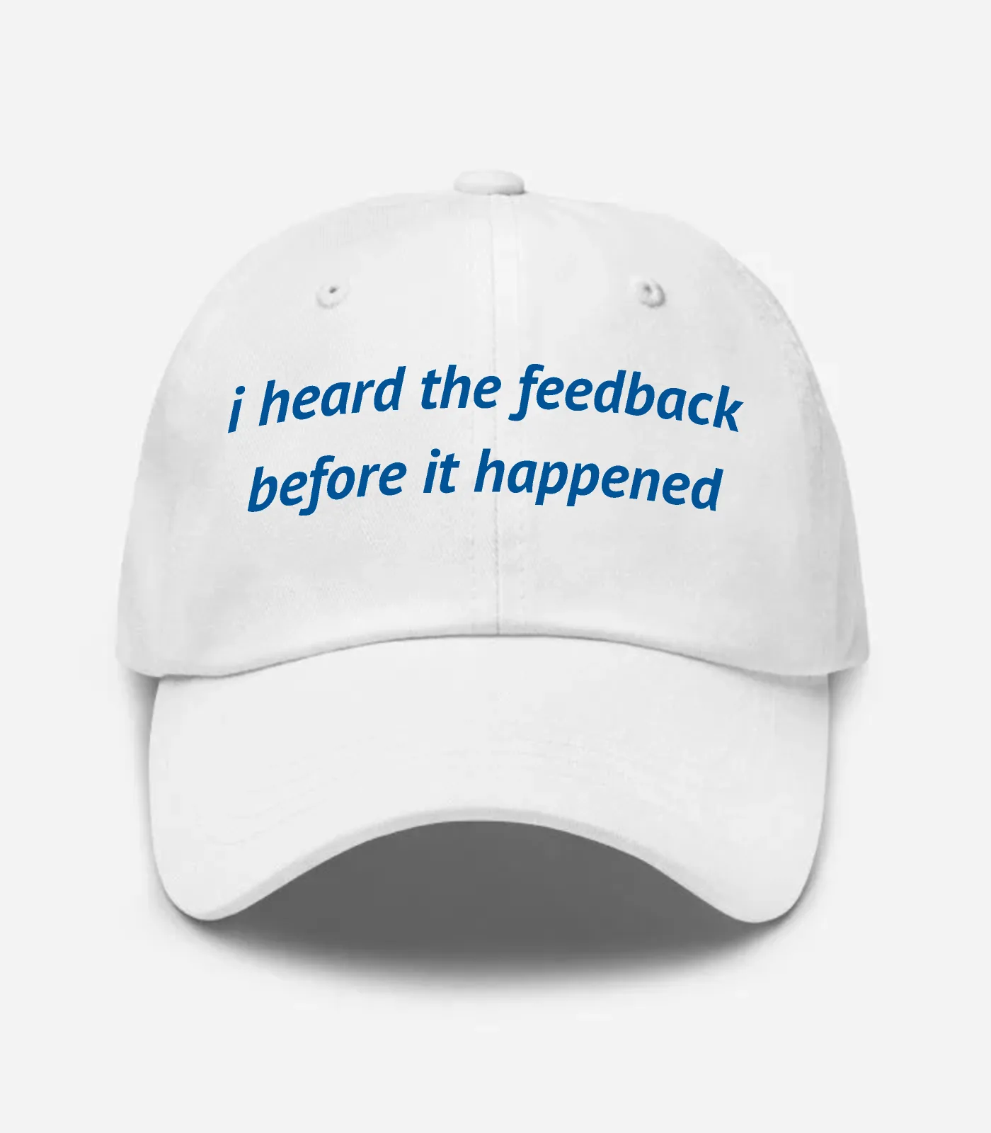 I Heard The Feedback Before It Happened Hat
