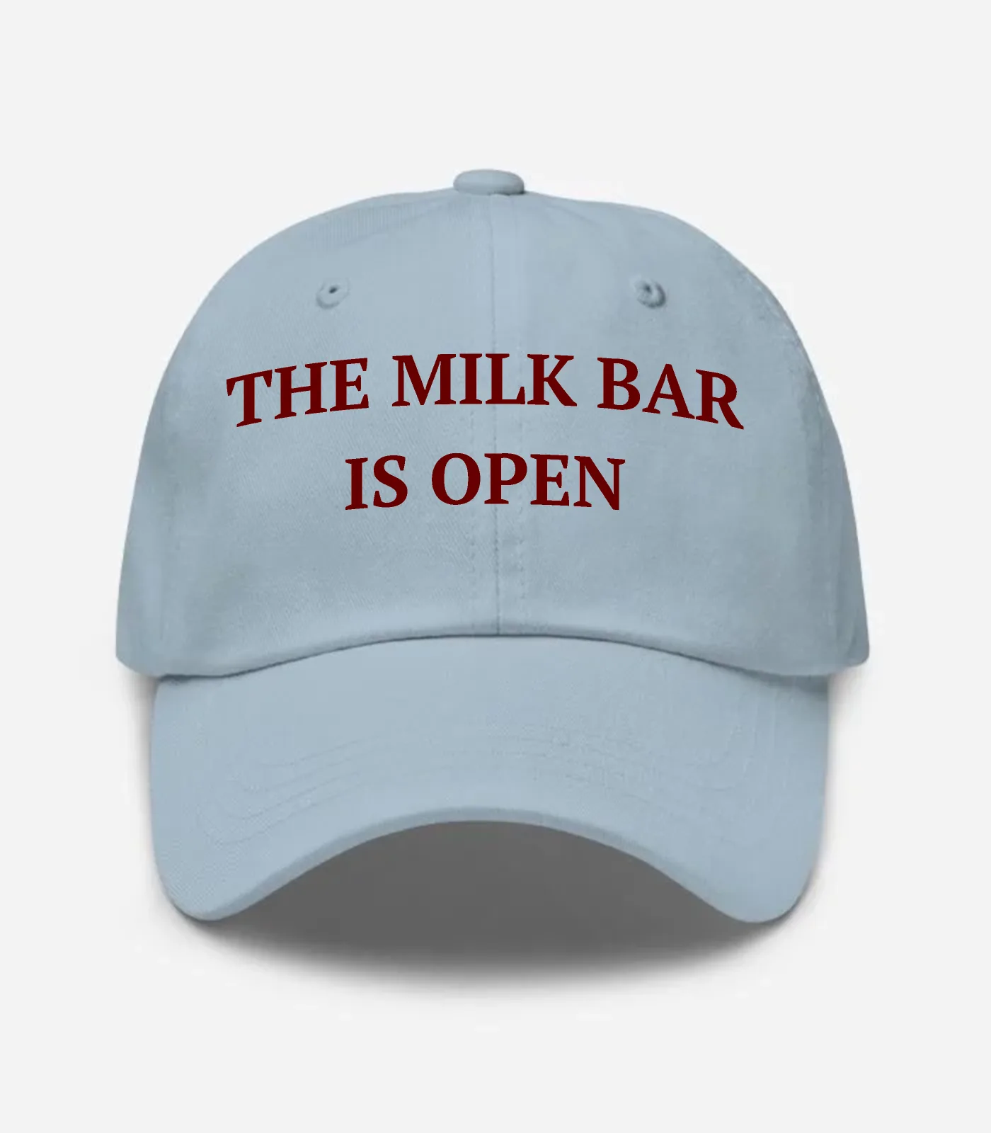 The Milk Bar Is Open Hat - Light Blue