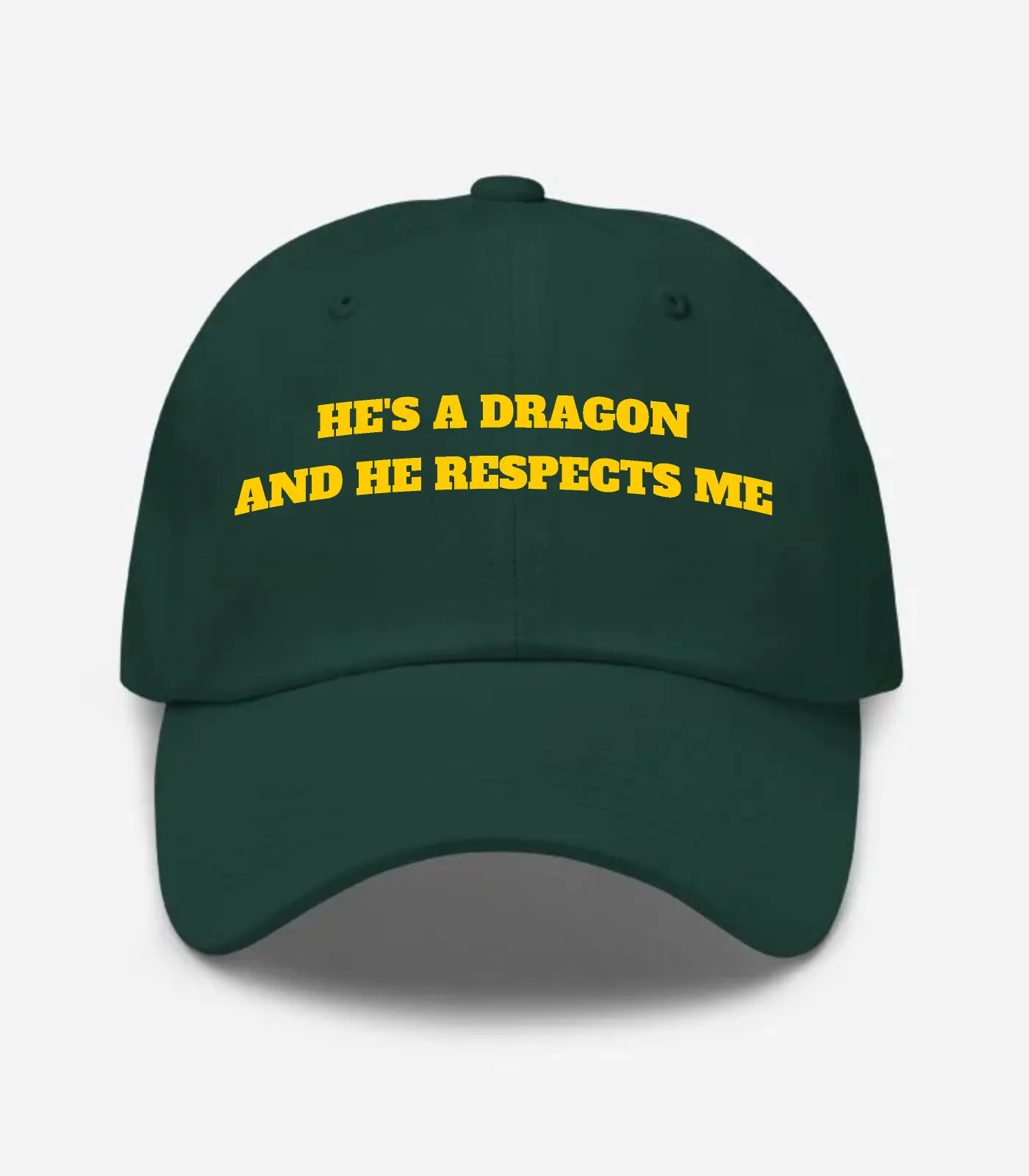 He's A Dragon And He Respects Me Hat
