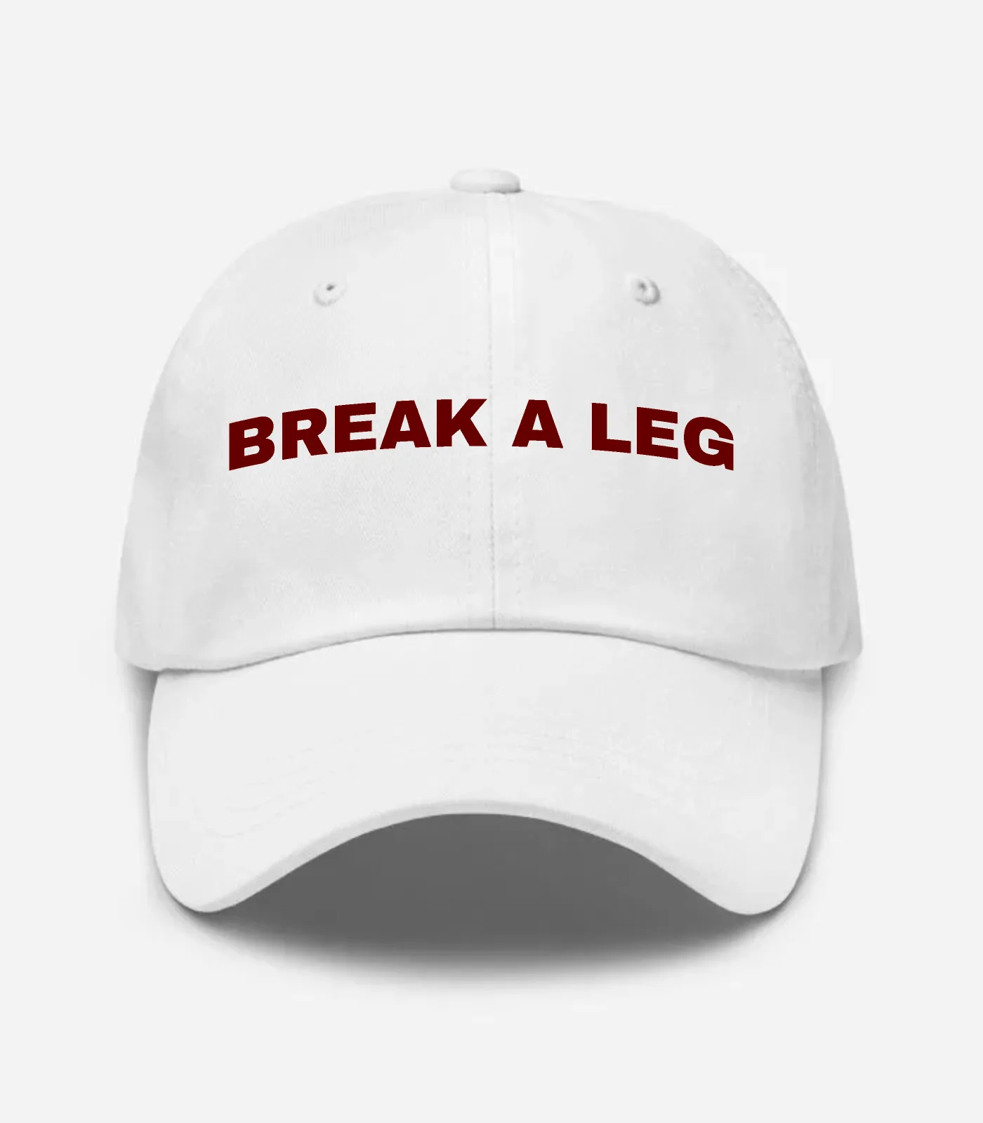 Break A Leg Hat - White