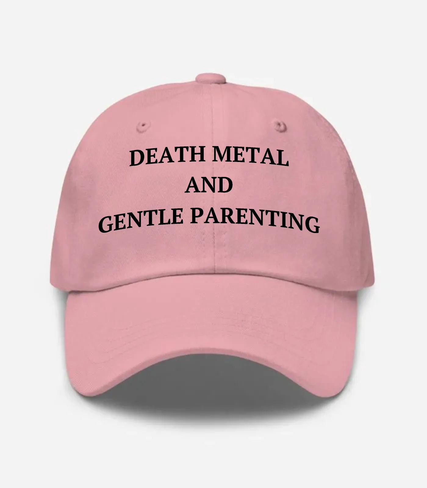 Death Metal And Gentle Parenting Hat - Pink