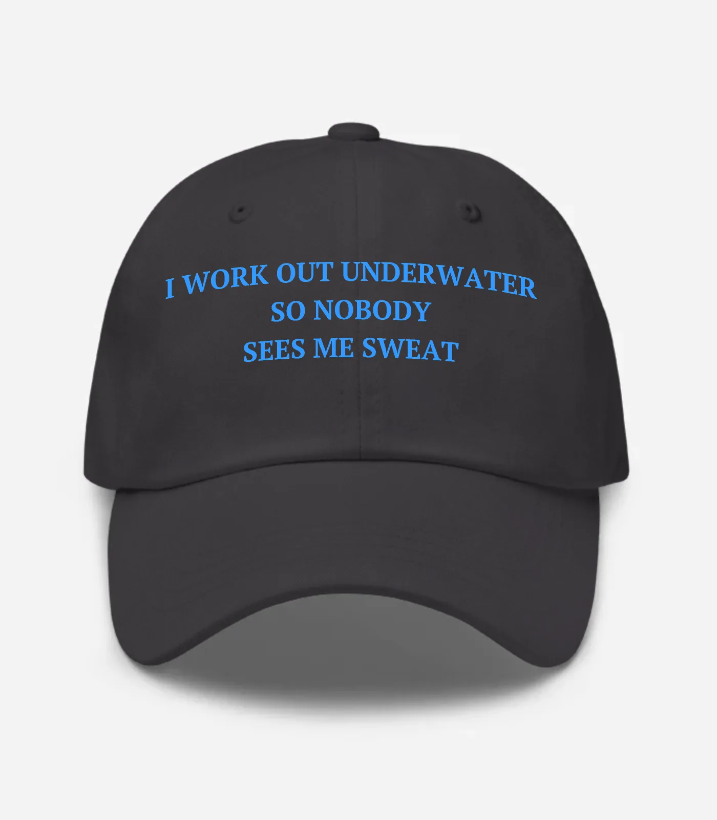 I Work Out Underwater So Nobody Sees Me Sweat Hat