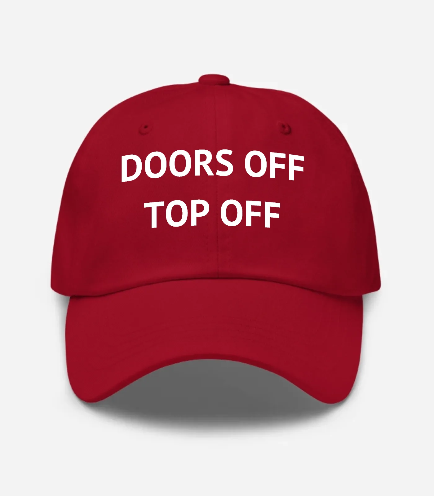 Doors Off Top Off Hat - Cranberry