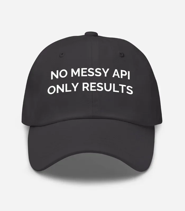 No Messy Api Only Results Hat