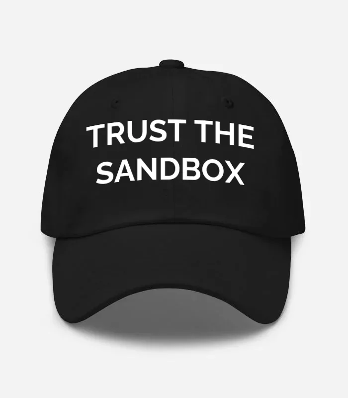 Trust The Sandbox Hat - Black