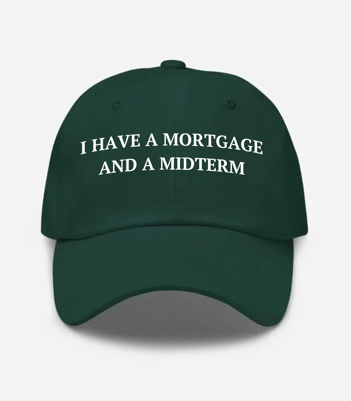 I Have A Mortgage And A Midterm Hat - Spruce