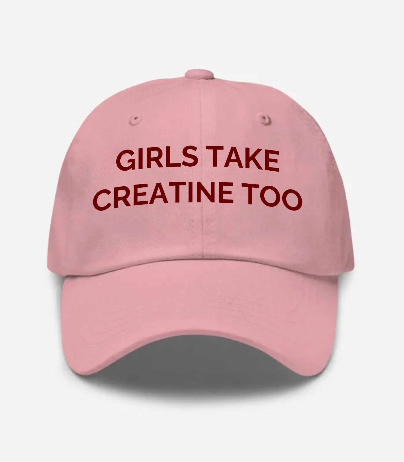 Girls Take Creatine Too Hat - Pink