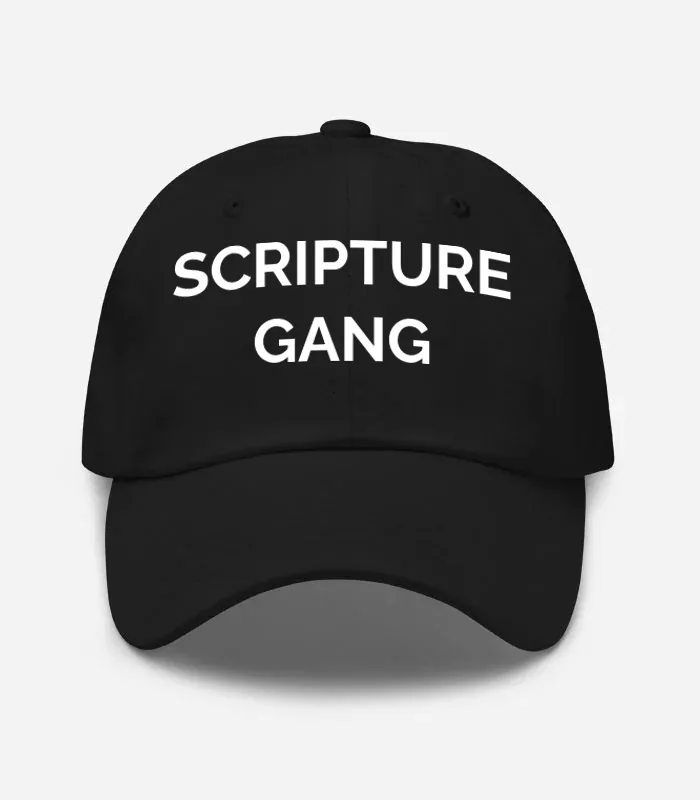 Scripture Gang Hat - Black