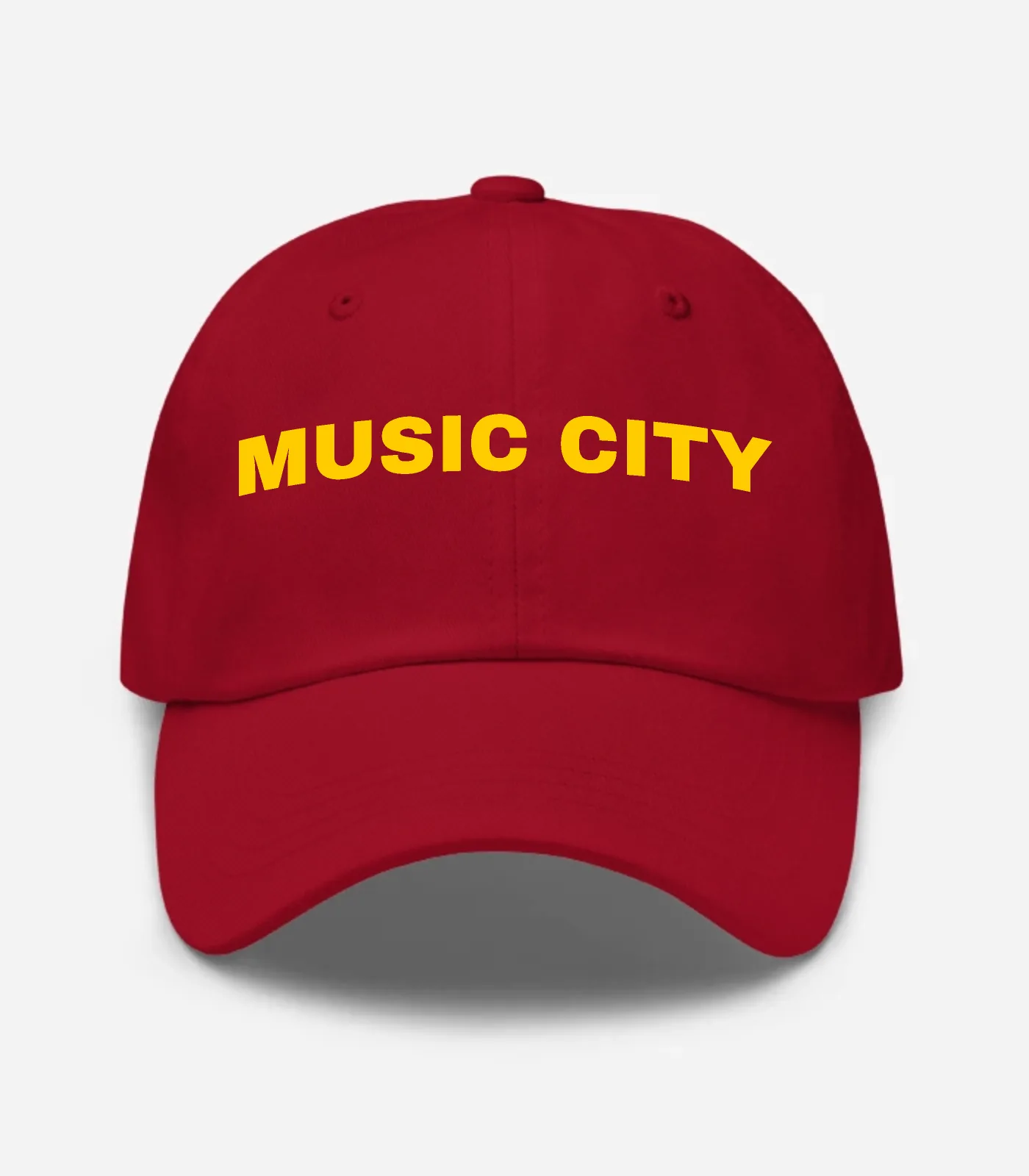Music City Hat - Cranberry