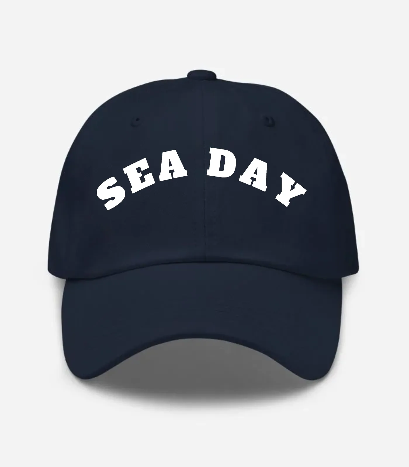 Sea Day Arched Hat - Navy