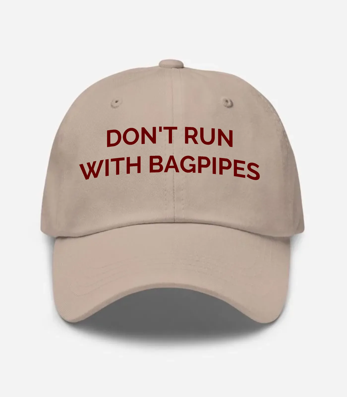 Don't Run With Bagpipes Hat
