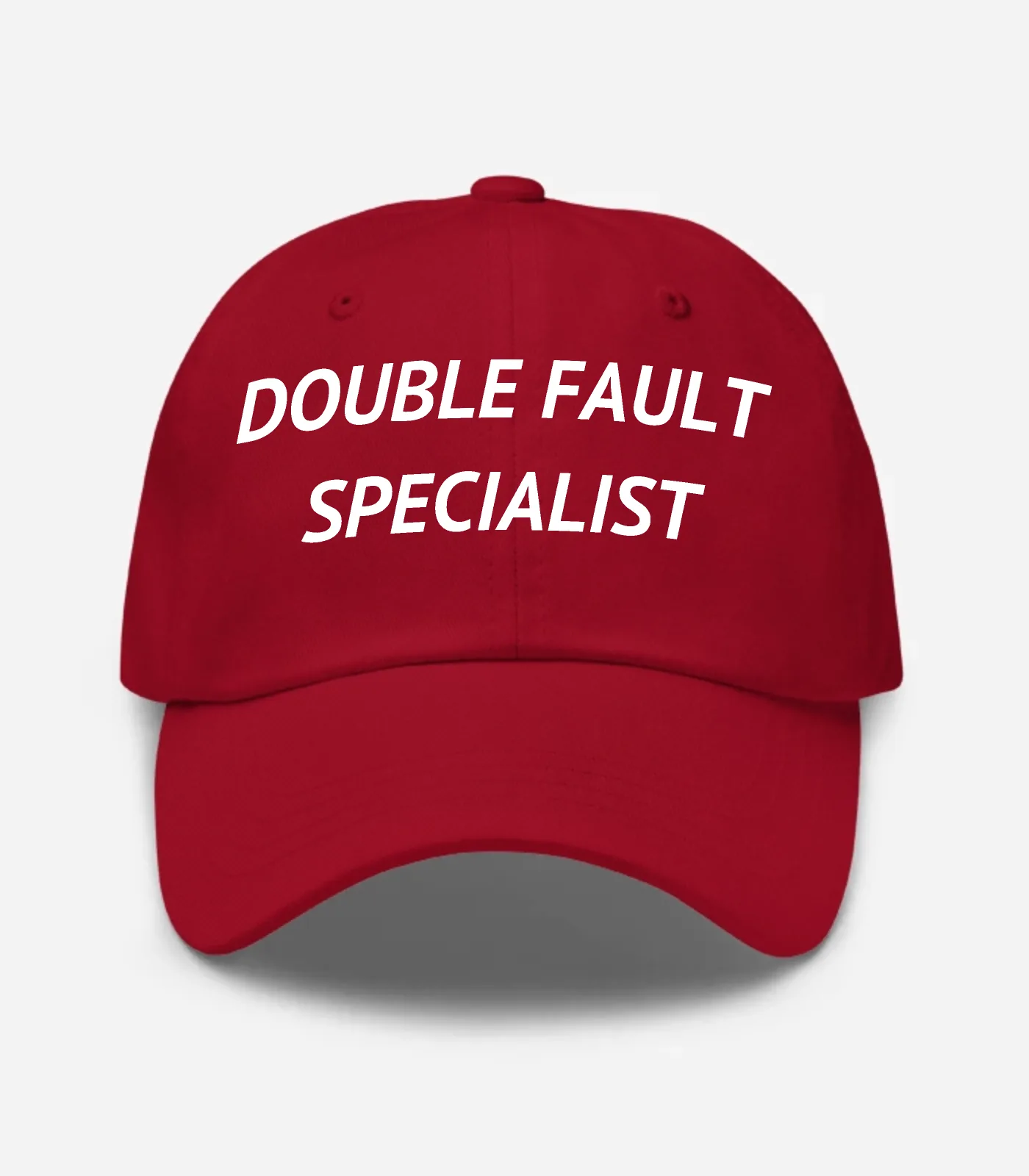 Double Fault Specialist Hat - Cranberry