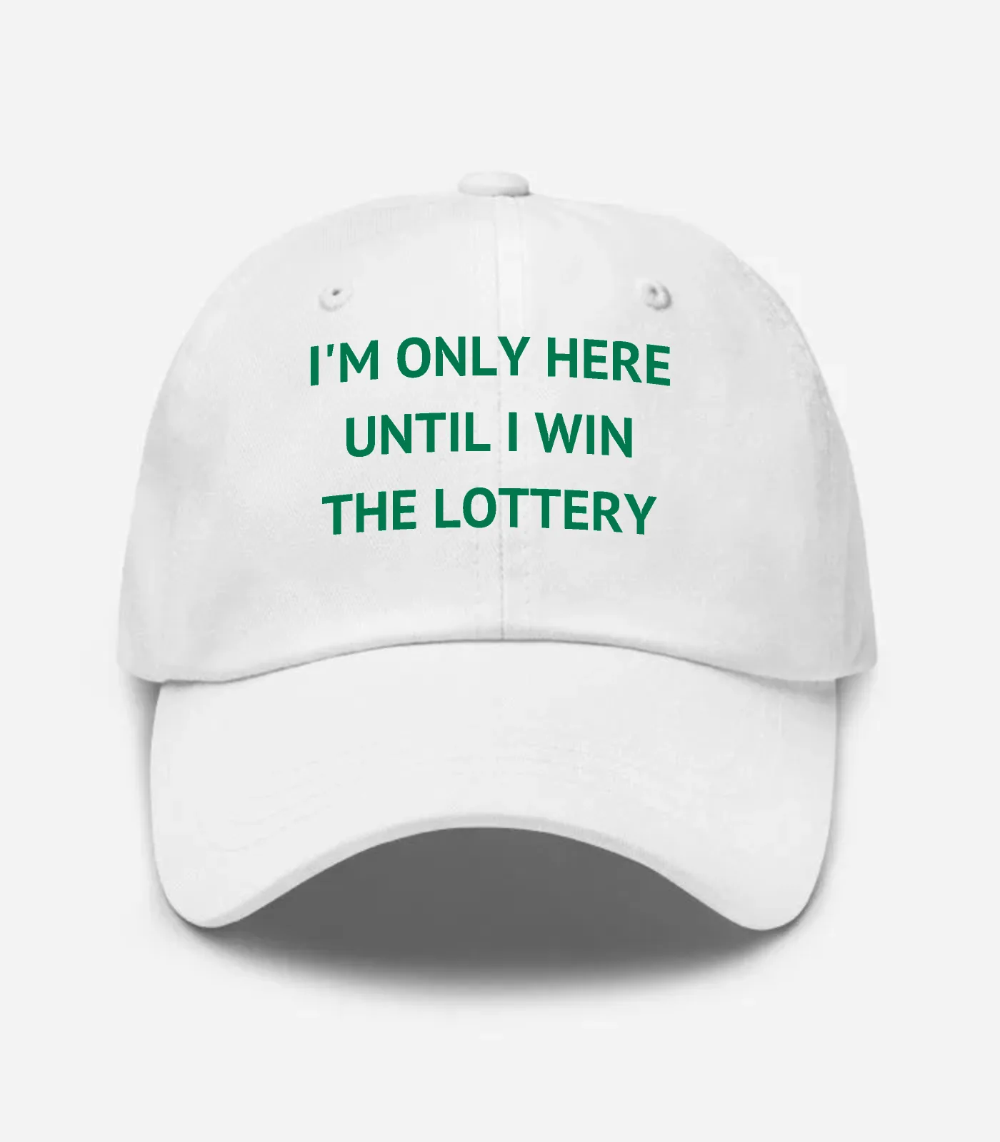 I'm Only Here Until I Win The Lottery Hat