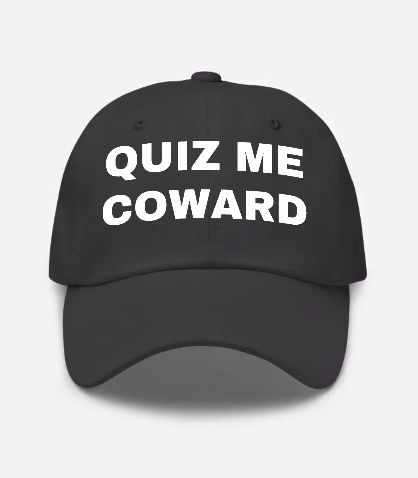 Quiz Me Coward Hat - Dark Grey