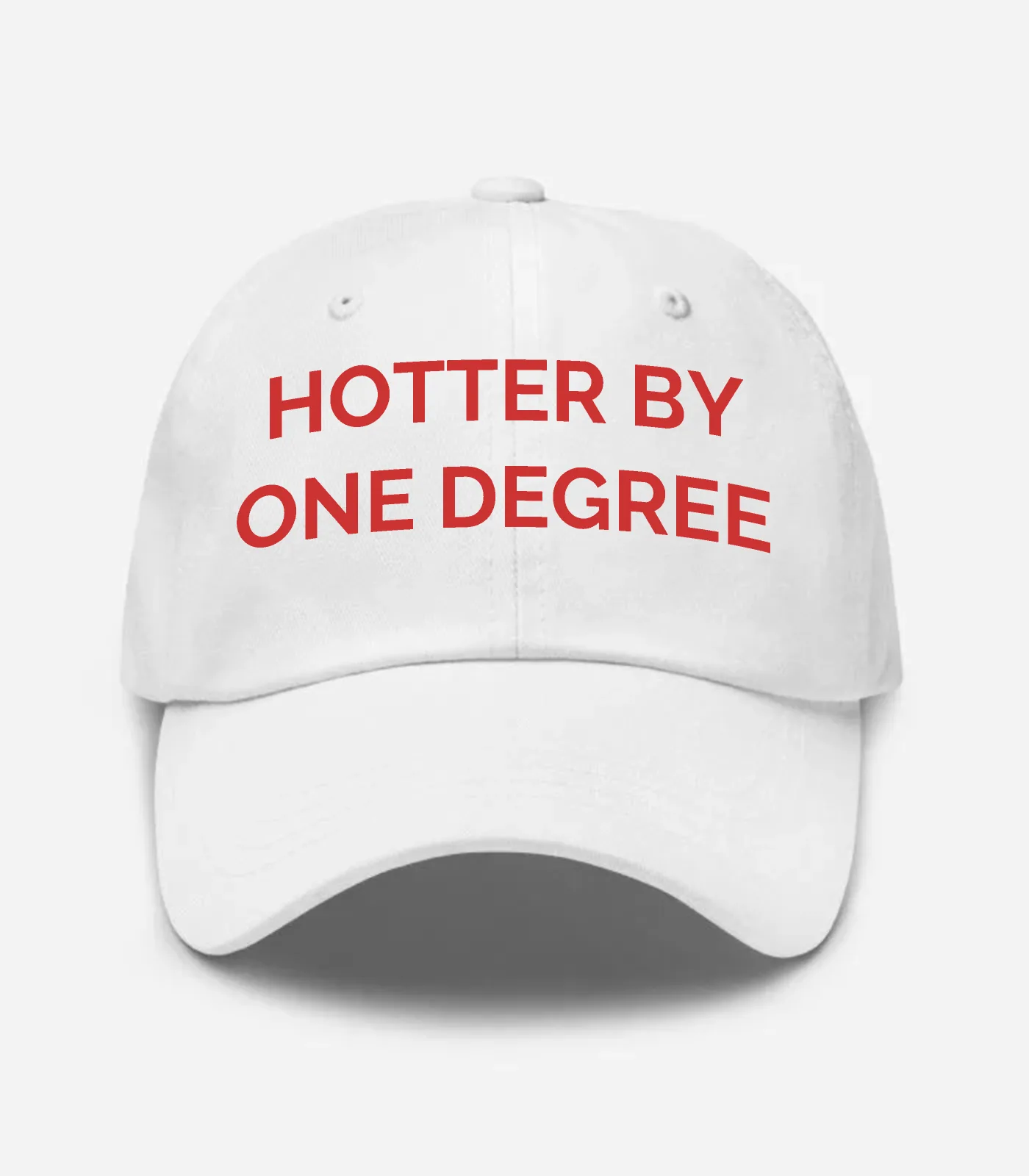 Hotter By One Degree Hat - White