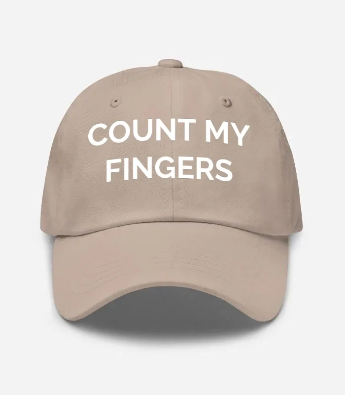 Count My Fingers Hat - Stone
