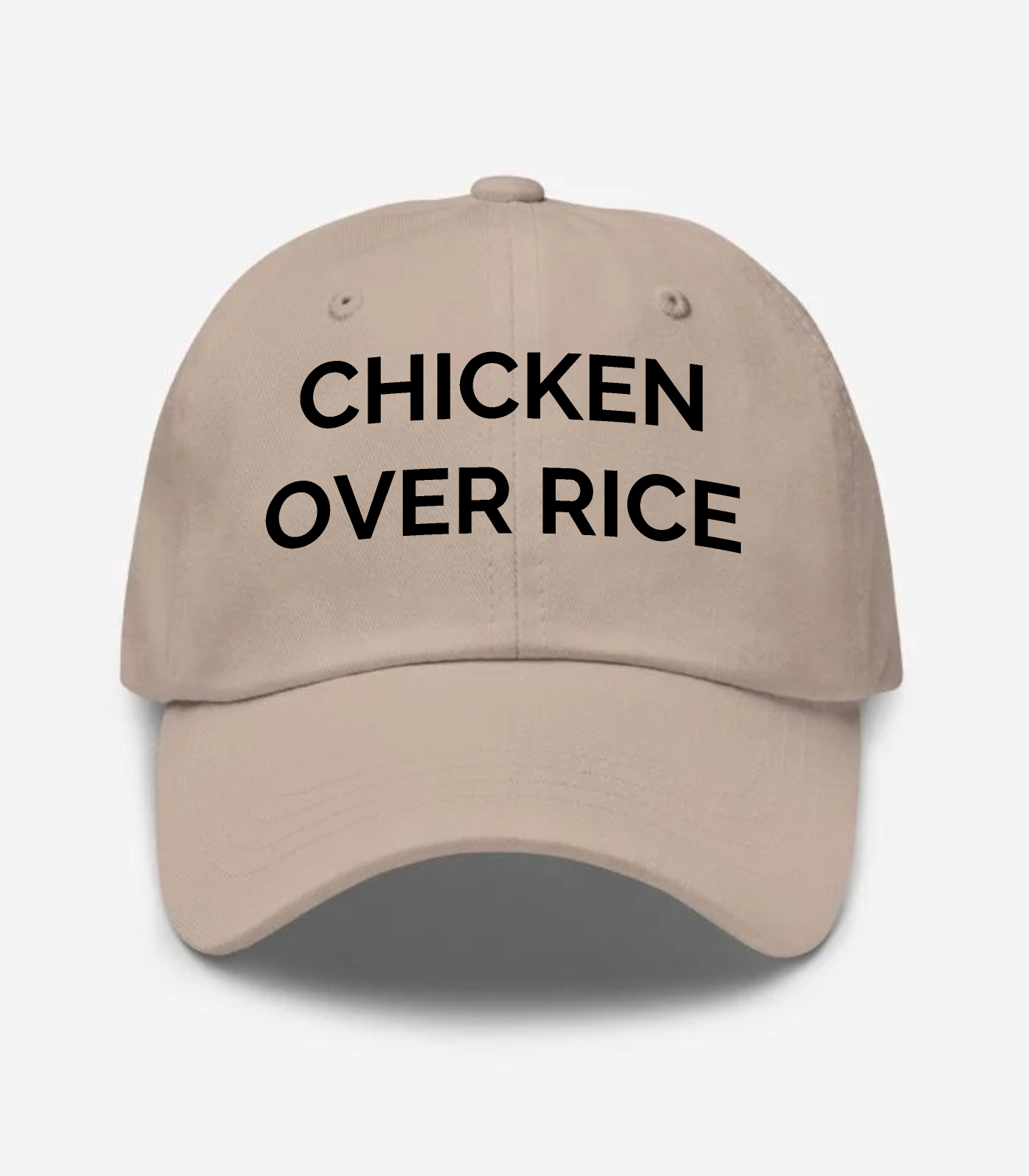 Chicken Over Rice Hat - Stone