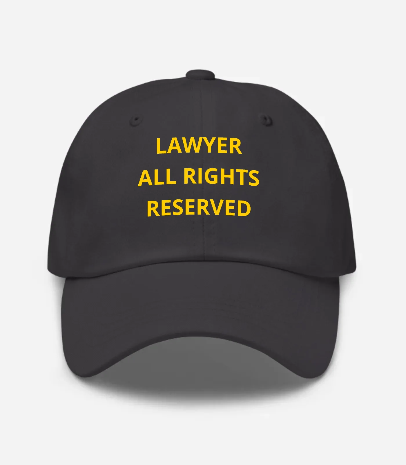 Lawyer All Rights Reserved Hat - Dark Grey