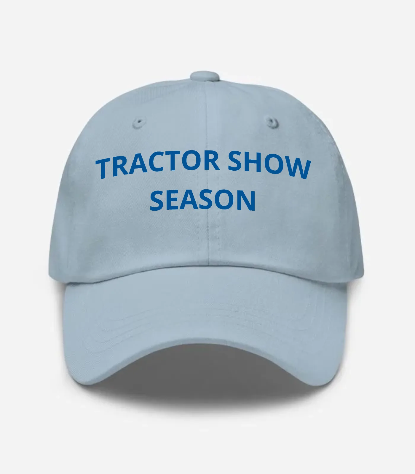 Tractor Show Season Hat - Light Blue