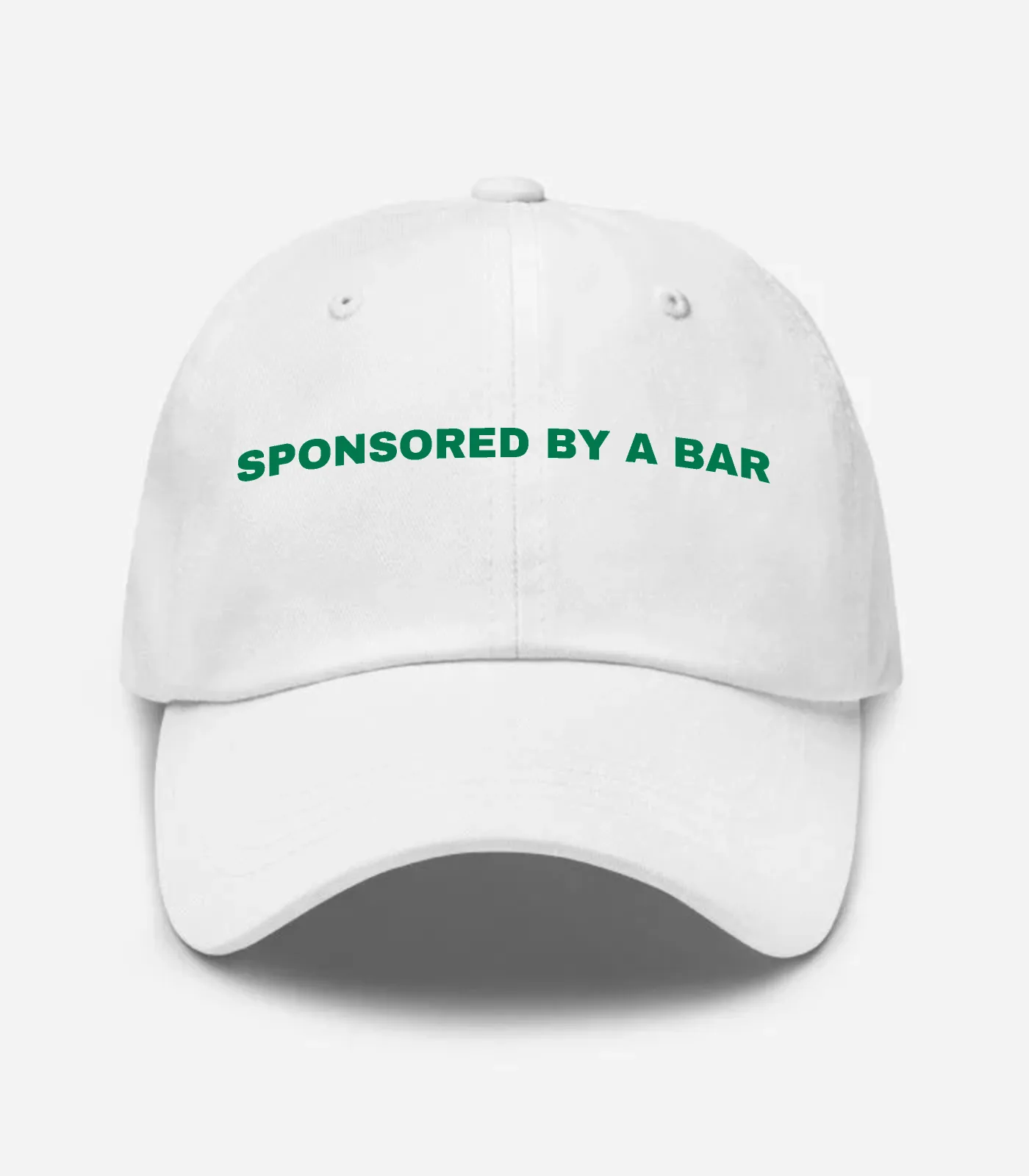 Sponsored By A Bar Hat - White