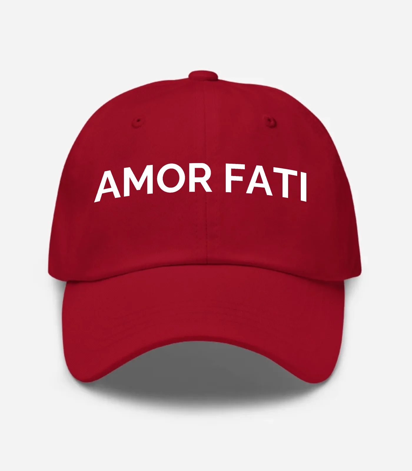 Amor Fati Hat - Cranberry