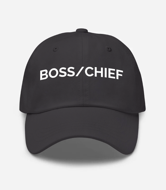 Boss/chief Hat - Dark Grey