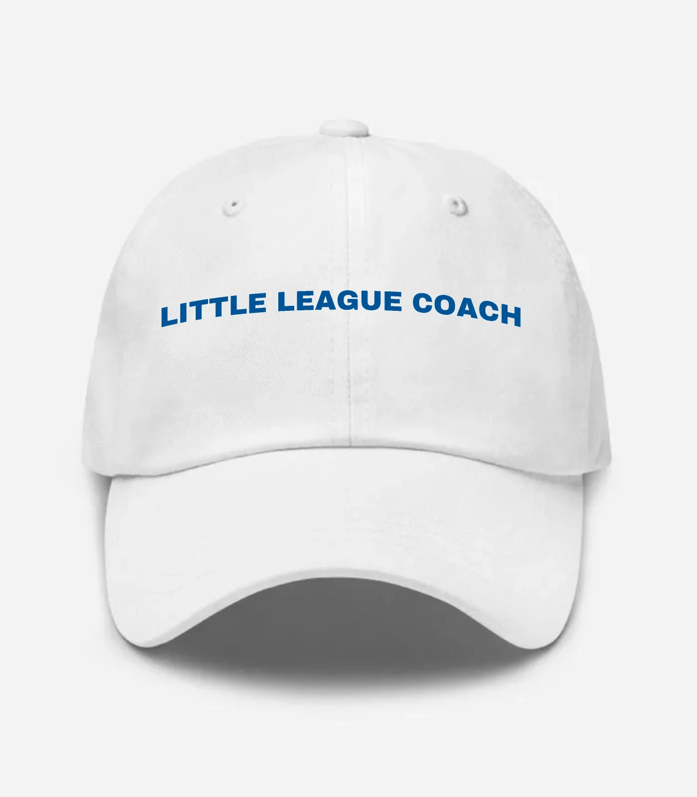Little League Coach Hat - White