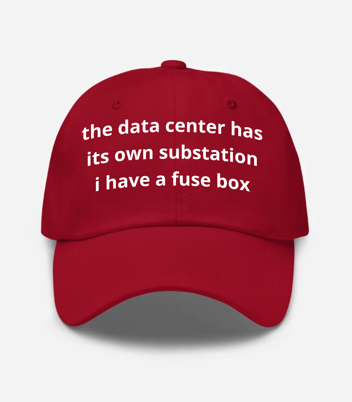 the data center has its own substation i have a fuse box Hat